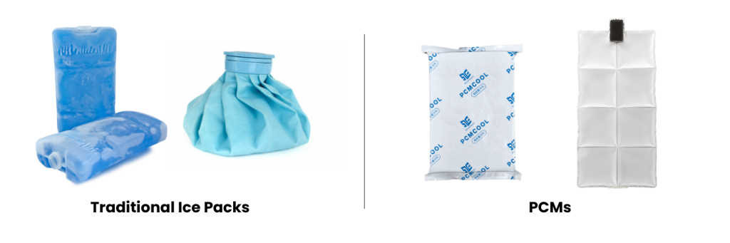 PCM vs Traditional Ice Packs
